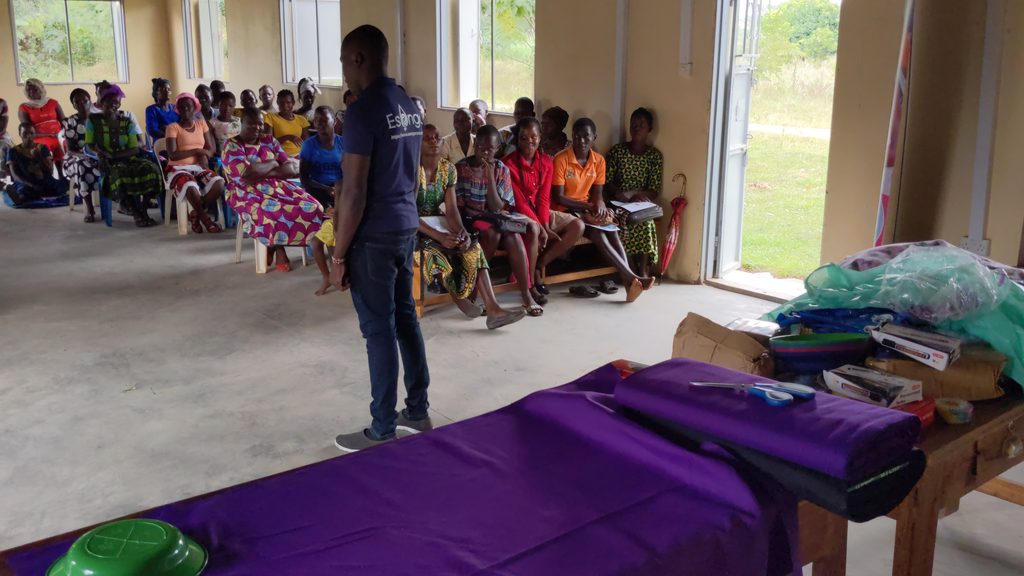 Esonga Menstrual Care community activity