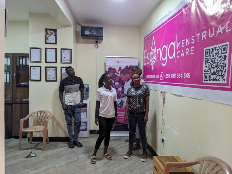 Inside the Esonga Menstrual Care centre